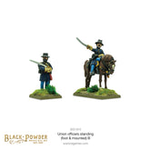 Union Officers standing (foot & mounted) B
